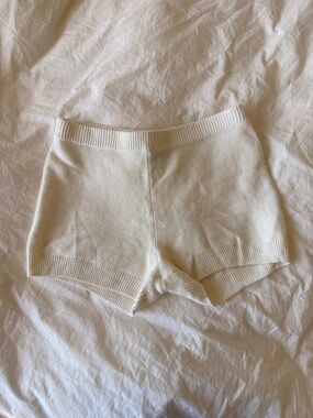 NAADAM Cream Women's Sweater Shorts